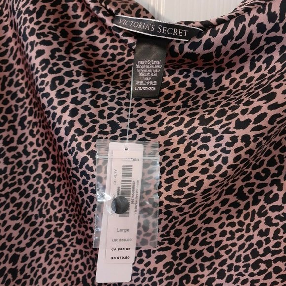 Victoria's Secret Side Button Slip Skirt LEOPARD - Picture 7 of 9